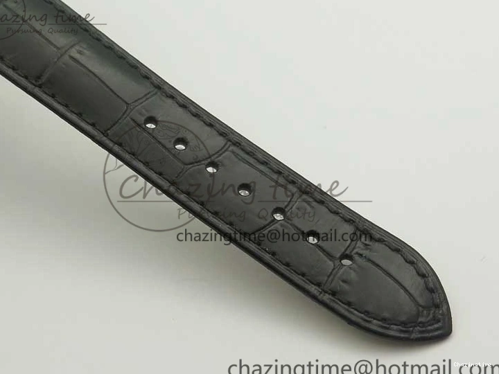 0413 De Ville Prestige Small Second TWF 1:1 Best Edition Black Dial on Black Leather Strap MIYOTA Resilient 8037